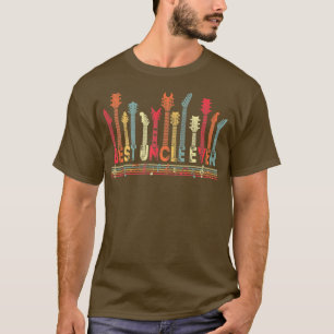 Camiseta Guitar Lover Mejor Tío Jamás Retro Padres D