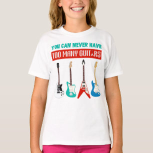 Camiseta Guitar Lover   Nunca Se Puede Tener A Muchos Guita