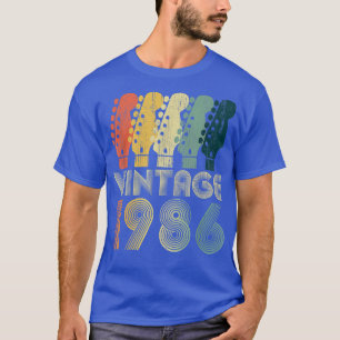 Camiseta Guitar Lover Regalos De 36 Años Vintage Limite 198