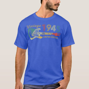 Camiseta Guitar Lover Regalos De 77 Años Vintage Limite 194