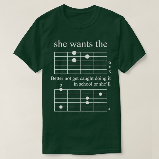 Camiseta Guitar Mejor Captar El acorde (Diseño del anverso)