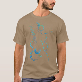 Camiseta Guitar Men Women Music Band Guitarist Stuff Rhythm
