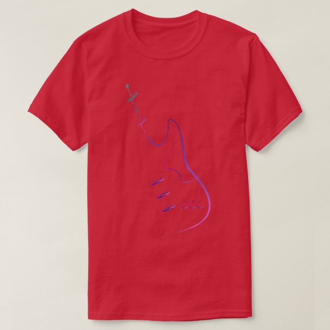 Camiseta Guitar Men Women Music Band Guitarist Stuff Rhythm (Diseño del anverso)