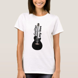 Camiseta Guitar mi amor guitarra