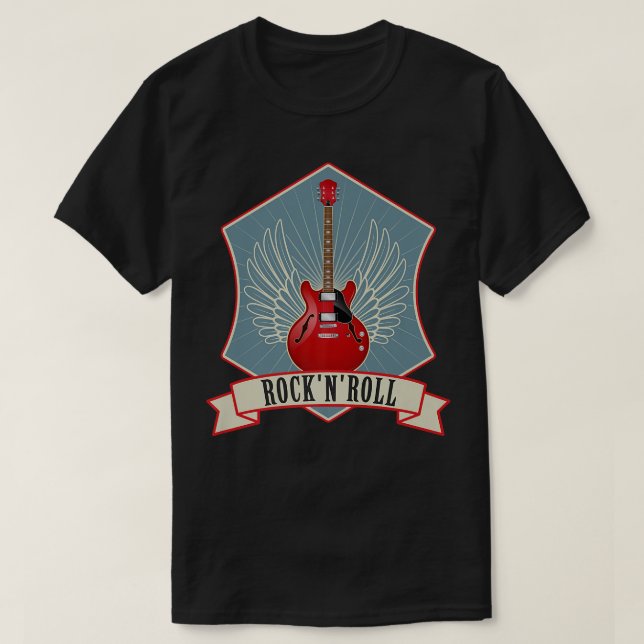 Camiseta Guitar Music Lover Roch n Roll515 (Diseño del anverso)
