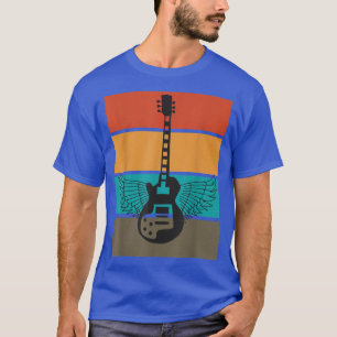Camiseta Guitar Music Retro Vintage Instrument Man Woman 10