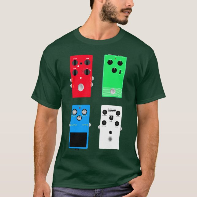 Camiseta Guitar Pedals (Anverso)