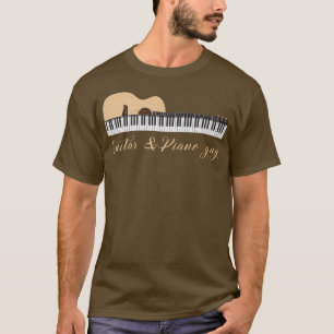 Camiseta Guitar&Piano Guy Funny guitarrista Pianist Costume
