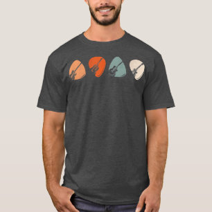 Camiseta guitar pick shirt  retro vintage guitarist and mus