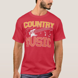 Camiseta Guitar Player Country Music Premium