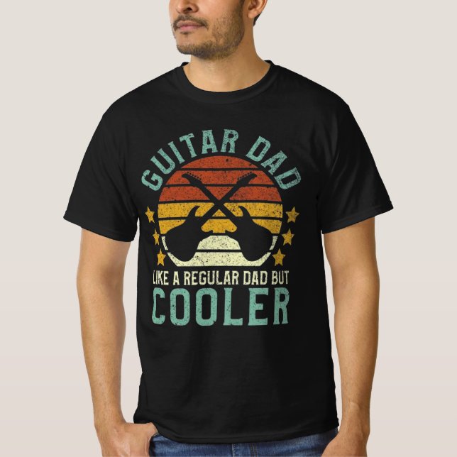 Camiseta Guitar Player Dad Vintage (Anverso)
