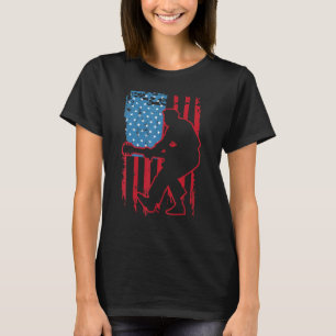 Camiseta Guitar player tee guitar us flag vintage music lov