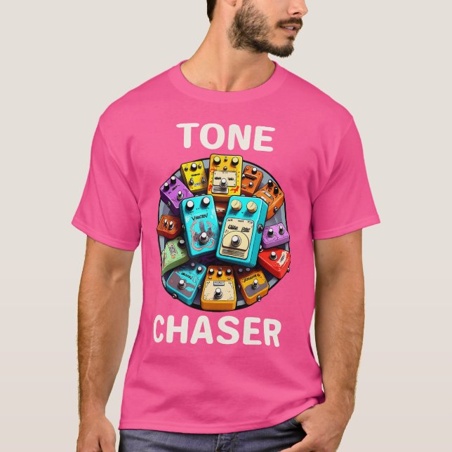 Camiseta Guitar Player Tone Chaser Handwired Boutique Effec (Anverso)