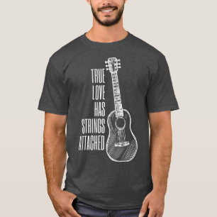Camiseta Guitar Player True Love Strings AttachedGuitar558