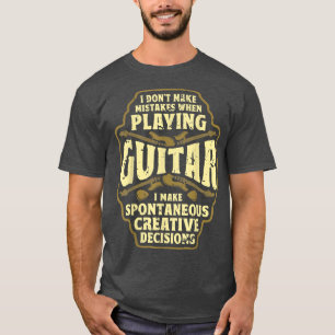 Camiseta Guitar Retro Graphic For Guitarist Bass Guitar Art