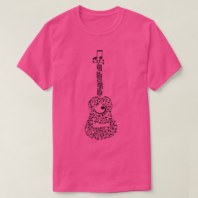 Camiseta Guitar Sheet Music1023 (Diseño del anverso)