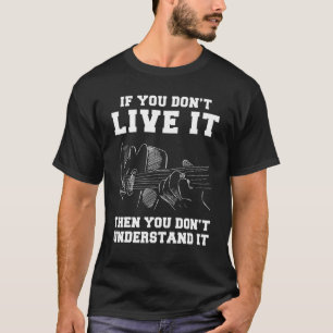 Camiseta Guitar si no la vives entonces no lo entiendes