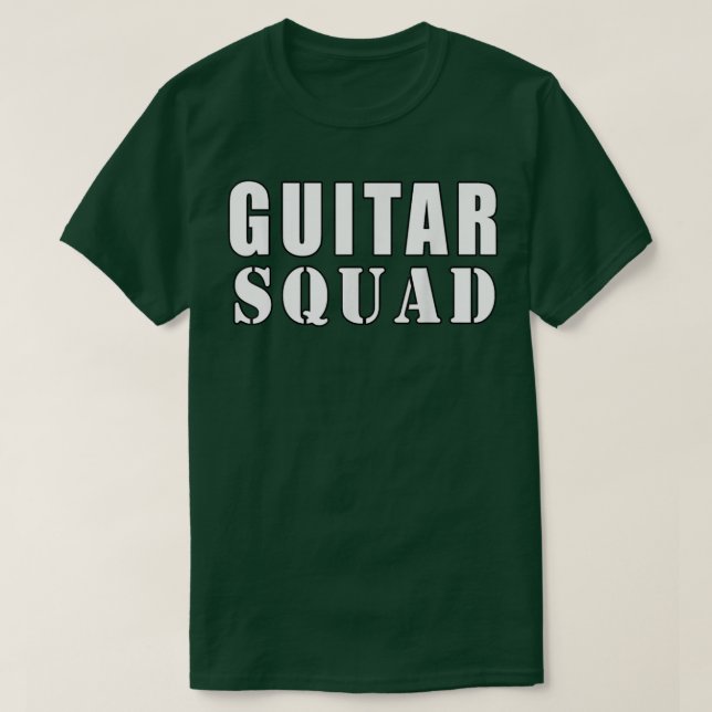 Camiseta Guitar Squad  (Diseño del anverso)