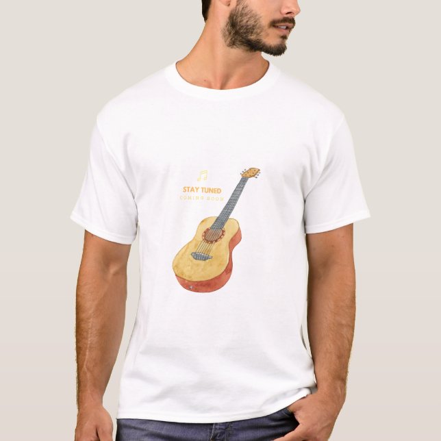 Camiseta Guitar Stay Tuned (Anverso)