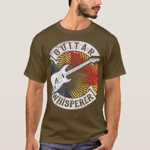 Camiseta Guitar Whisperer Electric Pick Rock Music  Gifts 