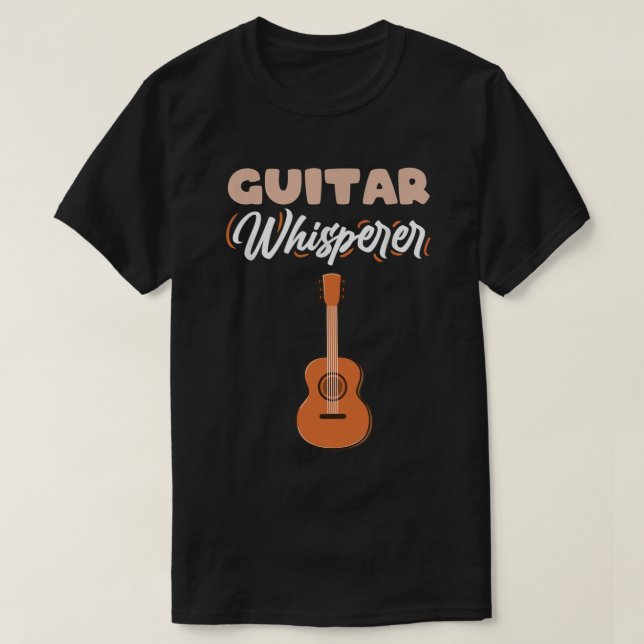 Camiseta Guitar Whisperer Guitar Player (Diseño del anverso)