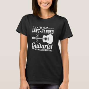 Camiseta Guitar Zurdo Guitarrista Zurdo Tu Mamá Te Advirtió