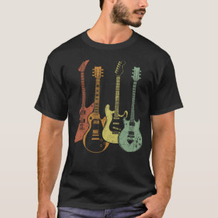 Camiseta Guitareros de instrumentos musicales coloridos