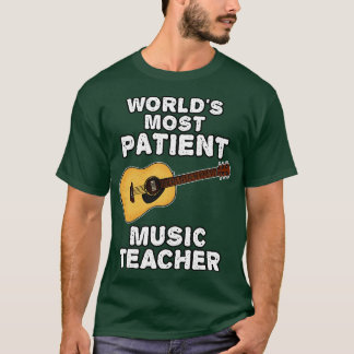 Camiseta Guitari Acústica de Maestros de Música más Pacient