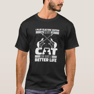 Camiseta Guitariano Cat E Guitarra Eléctrica