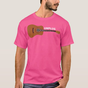 Camiseta Guitariano Desenchufa Compass De Guitarra Acústica