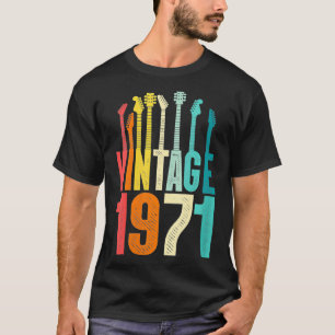 Camiseta Guitaris Funny Birthday de Guitaris 1971