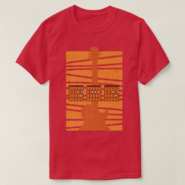 Camiseta Guitaris: Guitaris, guitarra de papá (Diseño del anverso)