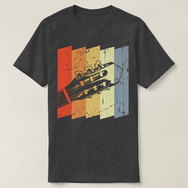 Camiseta Guitarismo de guitarra masculino diseñado para Gui (Diseño del anverso)
