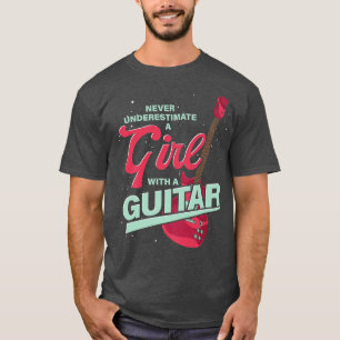 Camiseta Guitarist Music Musician Girls Guitar Player Women
