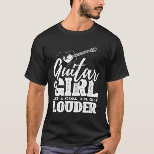 Camiseta Guitarist Women Girls Kids Idea Musician Guitar