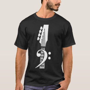 Camiseta Guitarista - Bass Clef Bass Guitar - RAfxD