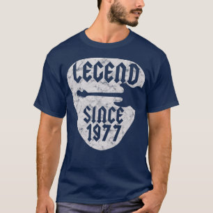 Camiseta Guitarista de 45 años nacido en 1977 45º cumpleaño
