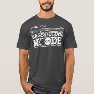 Camiseta Guitarista De Bass Guitarist En Modo De Guitarra E