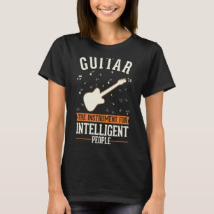 Camiseta Guitarista de guitarra acústica de guitarra eléctr