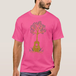 Camiseta Guitarista de guitarra acústica femenina - A