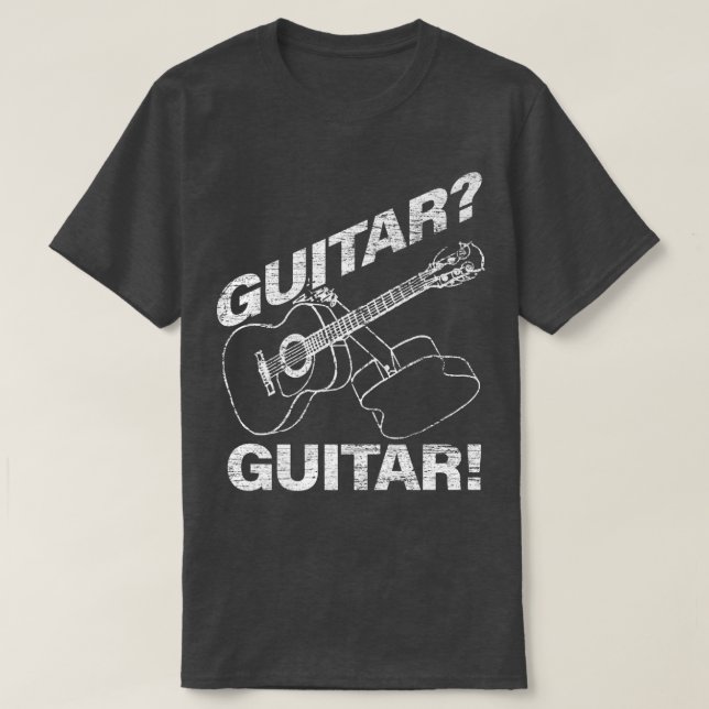 Camiseta Guitarista de guitarra acústica música guitarrista (Diseño del anverso)