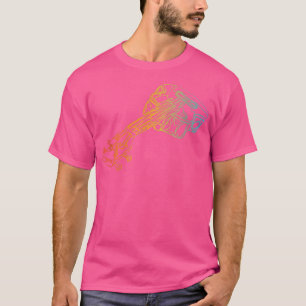 Camiseta Guitarista de guitarra acústica T-