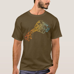 Camiseta Guitarista de guitarra acústica T-