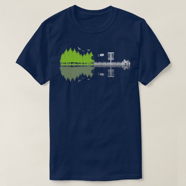Camiseta Guitarista de guitarra de golf de disco Lover 2 (Diseño del anverso)