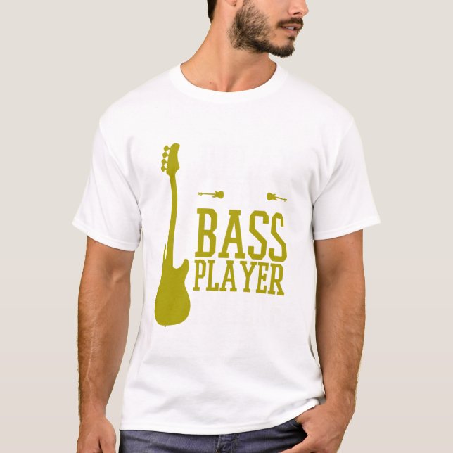 Camiseta Guitarista de guitarra del Bass Rock Metalizado Sc (Anverso)