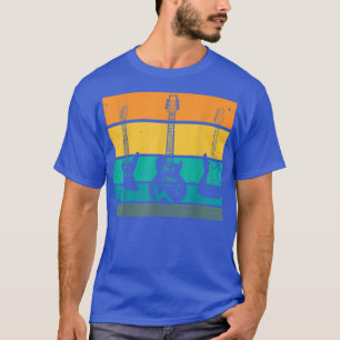 Camiseta Guitarista de guitarra eléctrica de bajo acústico 