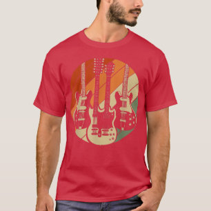 Camiseta Guitarista de guitarra retro Instrumento musical G
