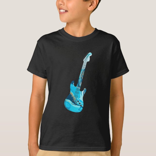 Camiseta Guitarista de instrumentos musicales de guitarra e (Anverso)