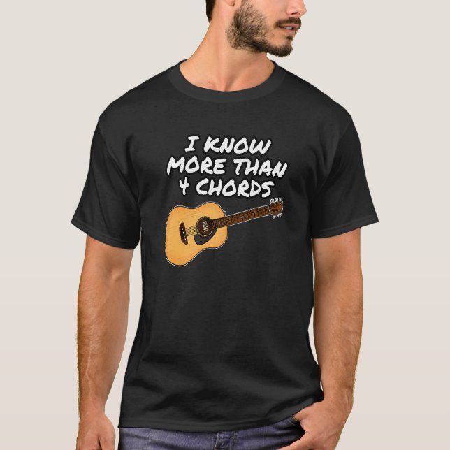 Camiseta Guitarista de la Iglesia que conozco a más de 4 co (Anverso)