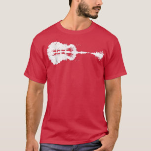 Camiseta Guitarista de música de guitarra acústica